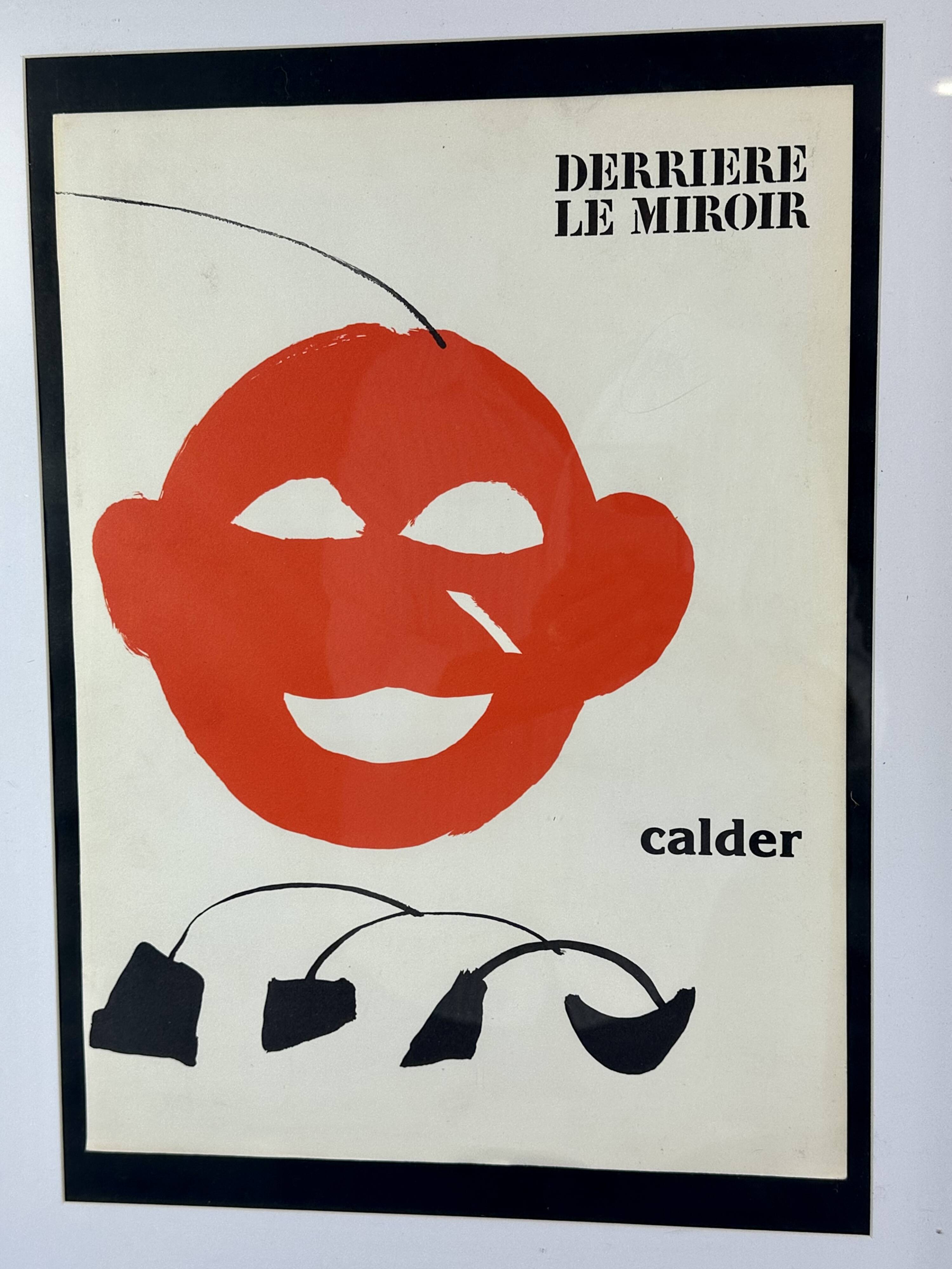 Two Lithographs Alexander CALDER - DLM Behind the Mirror - Maeght