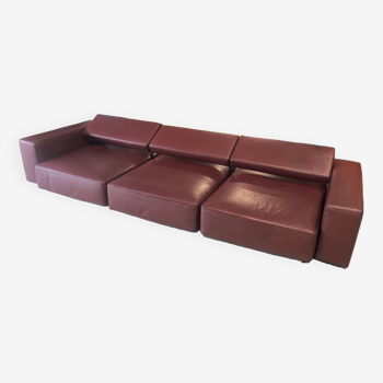 Leather sofa, B&B Italia sofa