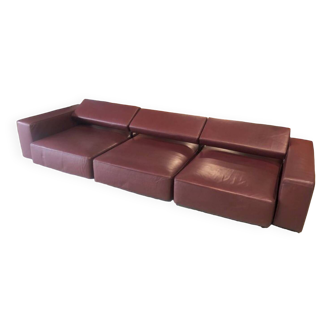 Leather sofa, B&B Italia sofa