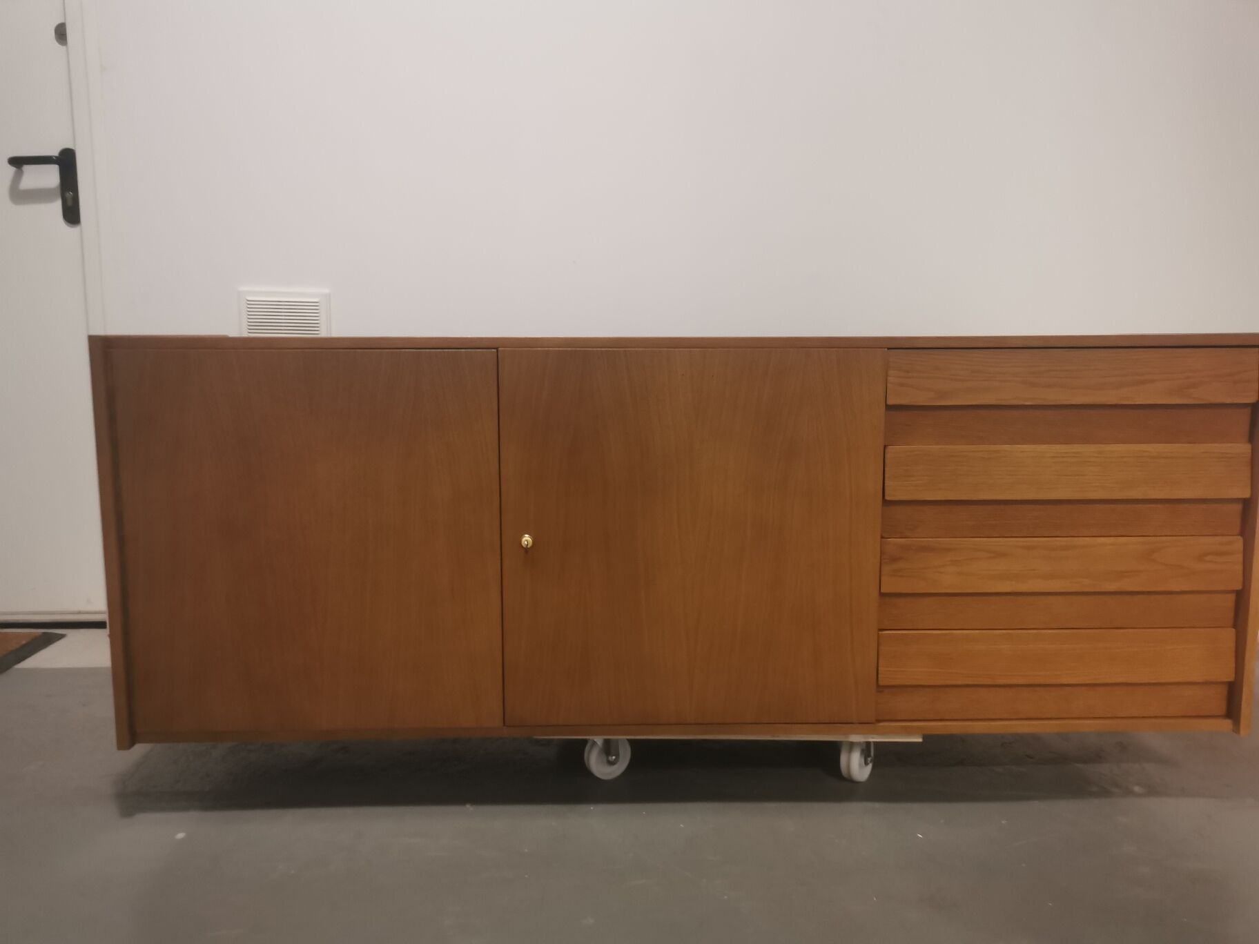 U-460 Oak Sideboard by Jiří Jiroutek for Interier Praha, 60's