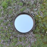 Miroir rond vintage années 70