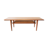 Teak FD 516 coffee table by Peter Hvidt - Orla M.Lgaard Nielsen for France - Son 1956