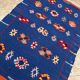 Moroccan Berber rug handwoven: small wool kilim