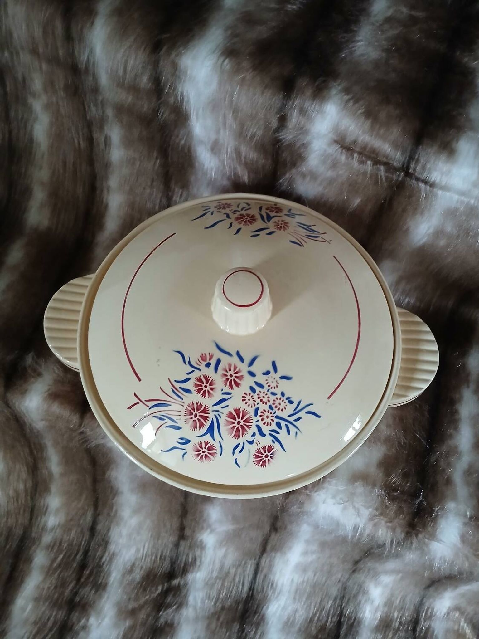 Soupière ancienne "Francine " de Badonviller