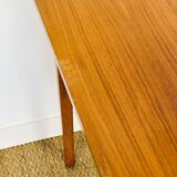 Scandinavian teak dining table with extensions 1960