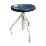 Tabouret à vis métal et bakélite
