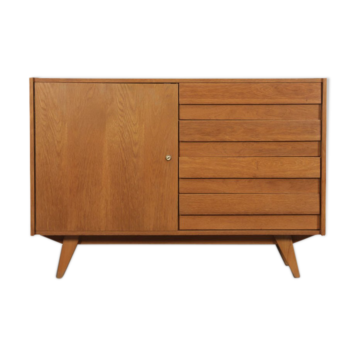 Commode en chêne par Jiri Jiroutek, modèle U-458, 1960