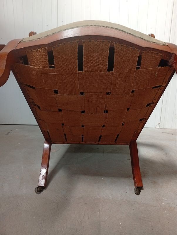 Antique Voltaire armchair