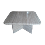 Travertine coffee table