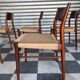 Set of 5 chairs from the 1950s designed by Georg Leowald.