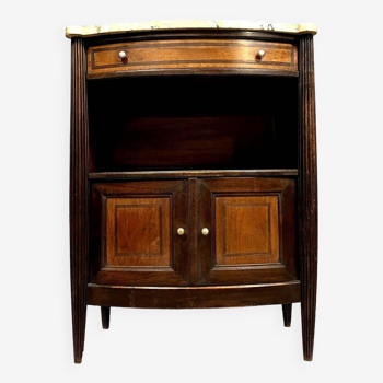 Louis Majorelle: Lady's chest of drawers with mahogany and marquetry doors Art Nouveau period circa 1900