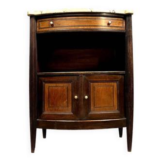 Louis Majorelle: Lady's chest of drawers with mahogany and marquetry doors Art Nouveau period circa 1900