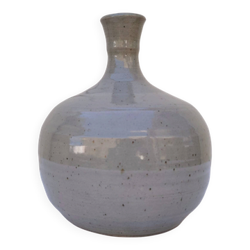 Glazed stoneware lamp base, Morvan, vintage