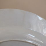 Oval dish Moulin des Loups service Villette en Terre de Fer