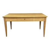 Bureau 1 tiroir en ceinture bois massif brut