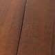Round table in wood and brass vintage 1960s design luciano frigerio