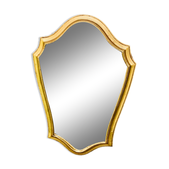 Gilded wooden mirror