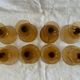 Amber glass cups