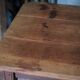 Wooden table with 1 drawer, coffee table, kitchen table, vintage wooden table.