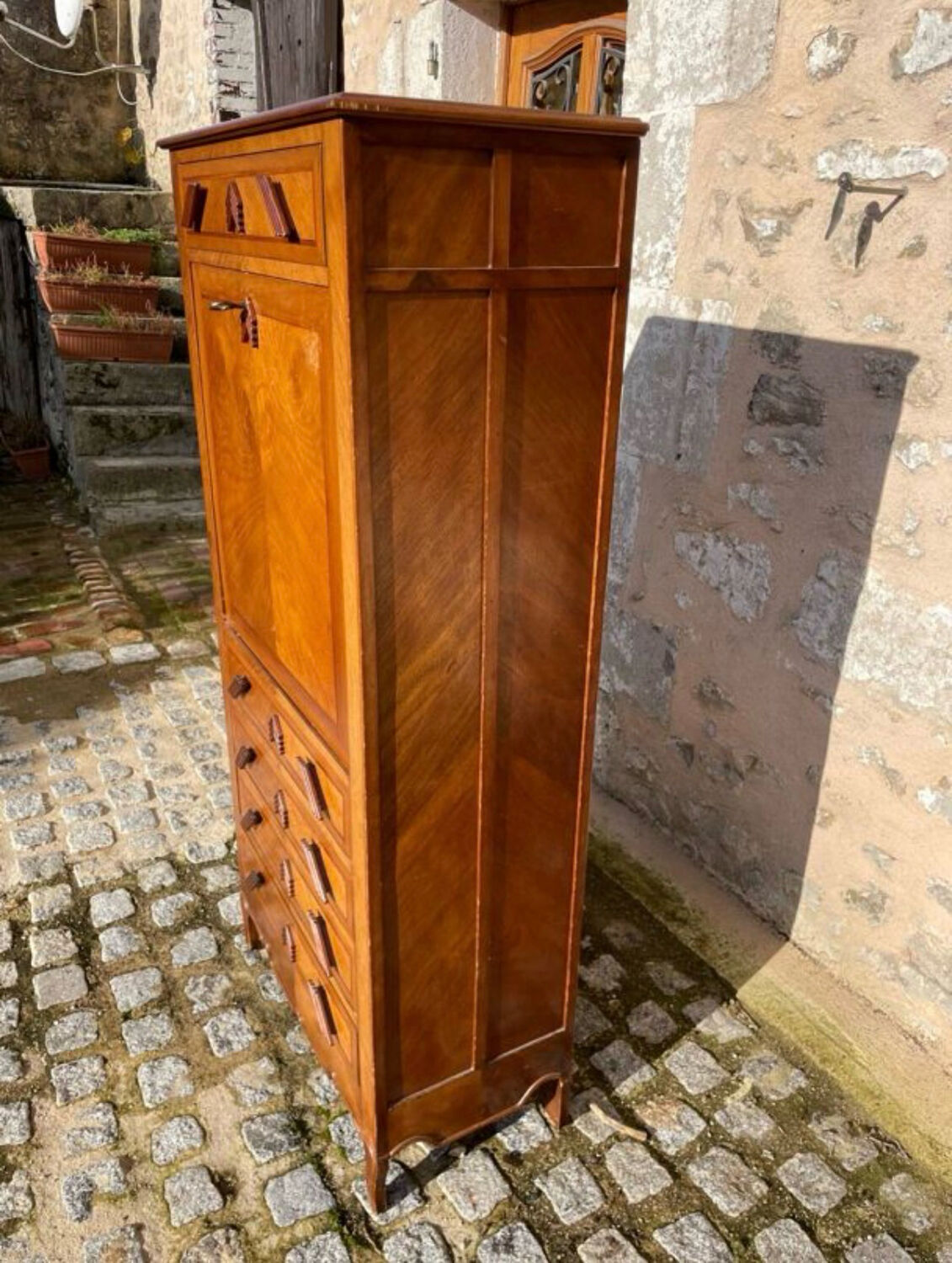 Vintage wooden secretary