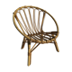 Fauteuil rotin enfant corbeille
