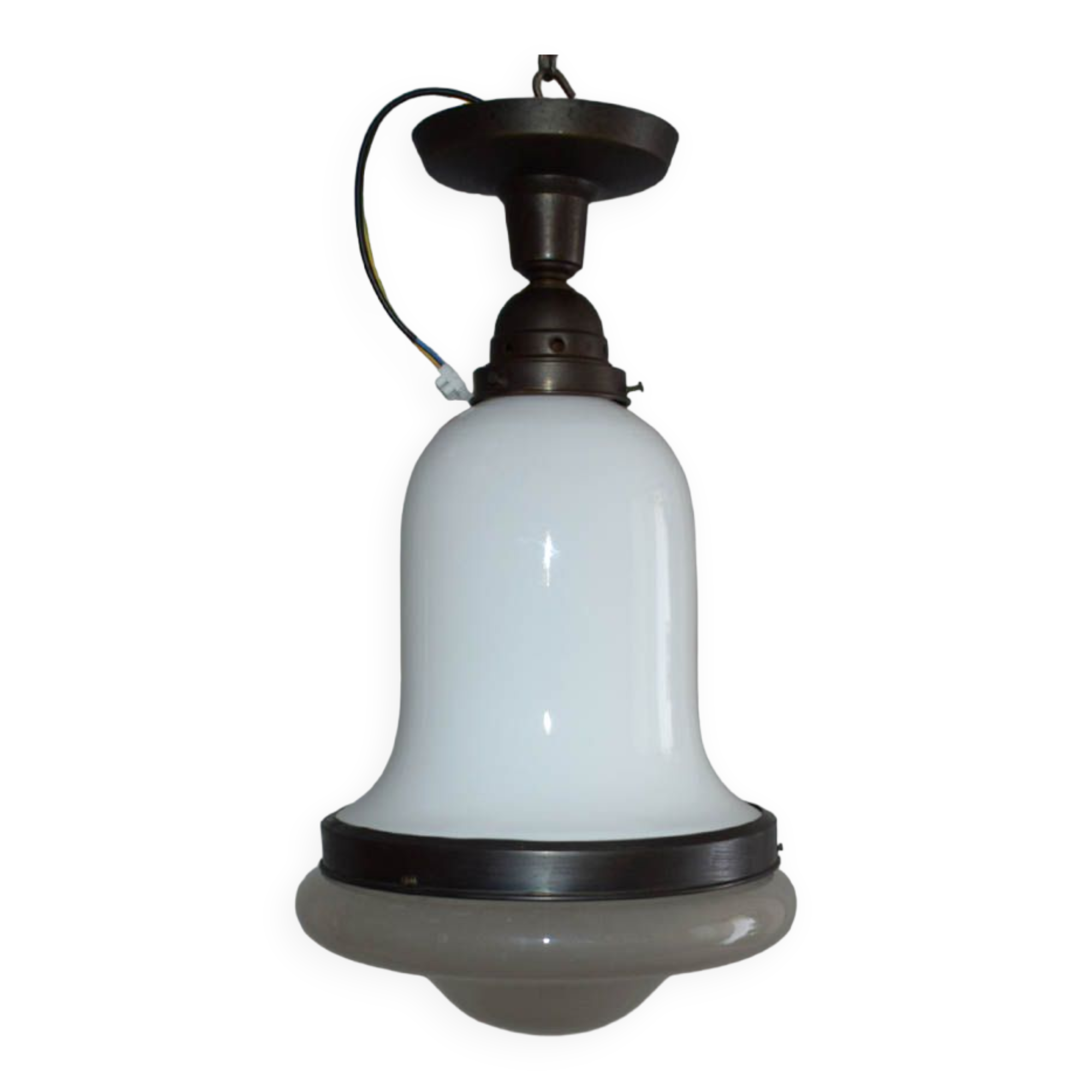 1910s Antique Behrens for Siemens ceiling chandelier, Germany