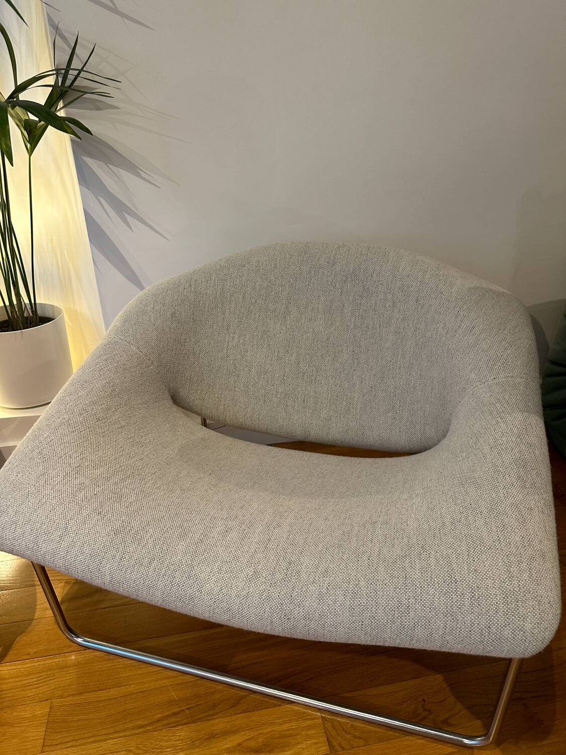 Pair of “Cubic” armchairs by Olivier Mourgue