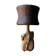 Lampe de créateur en chêne massif