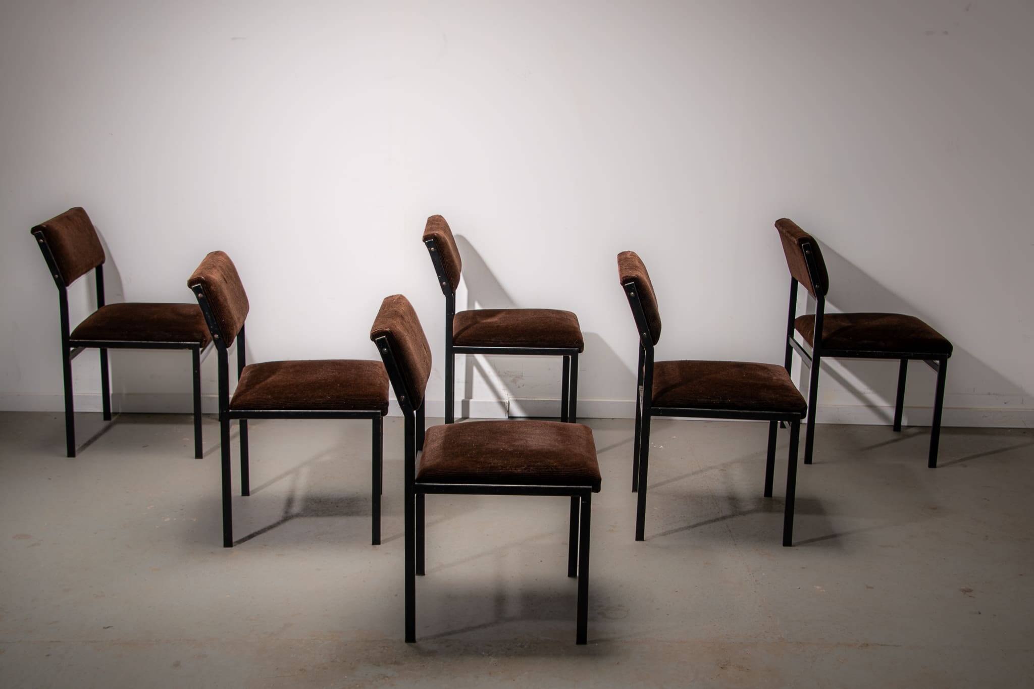 Chaises SM07 conçues par Cees Braakman pour Pastoe. Vers 1970