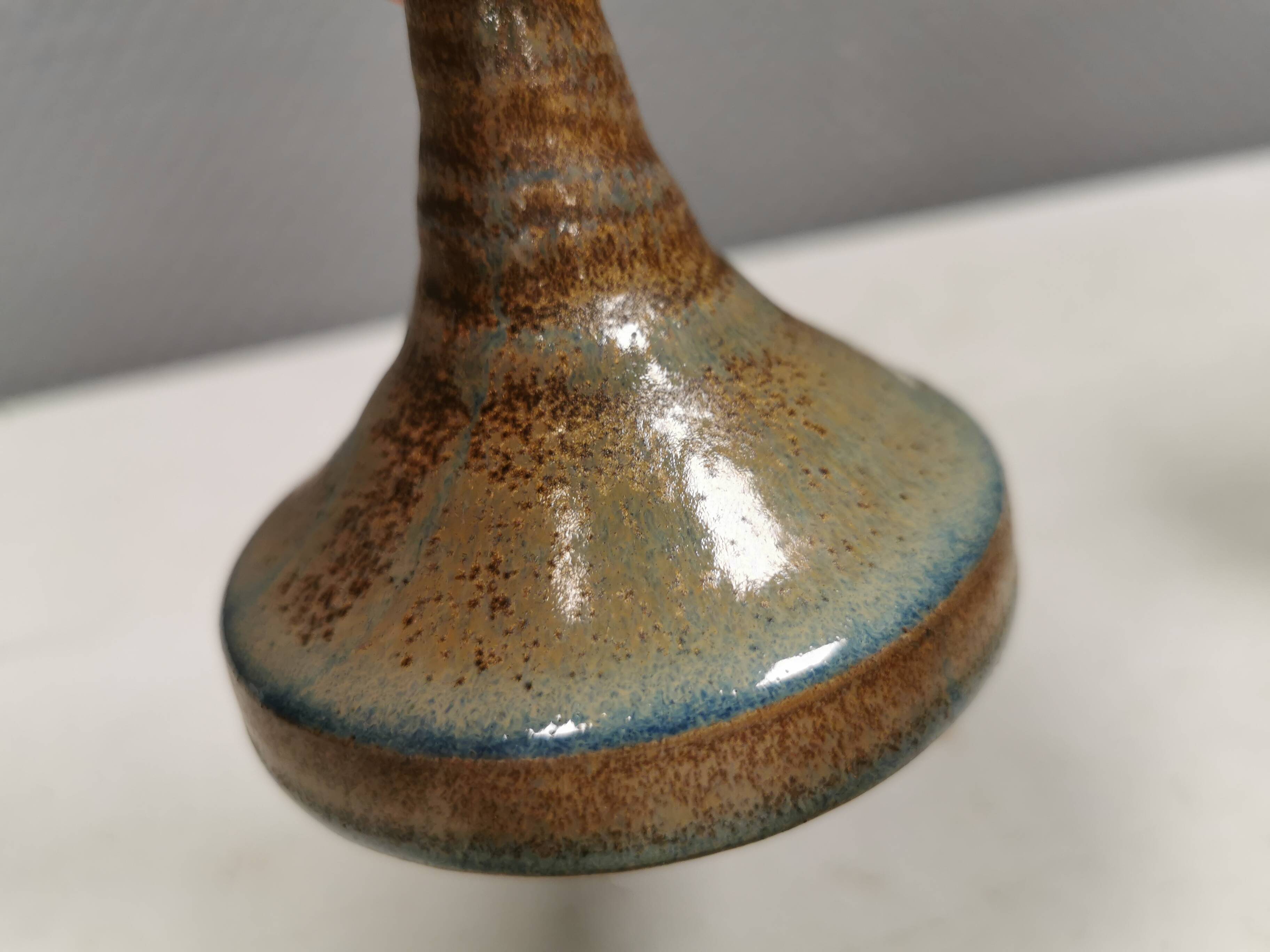 An incredibly beautiful lidded jar from Hampen Keramik, Denmark 1990s