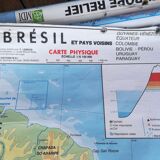 School map poster vintage Brazil Edition MDI