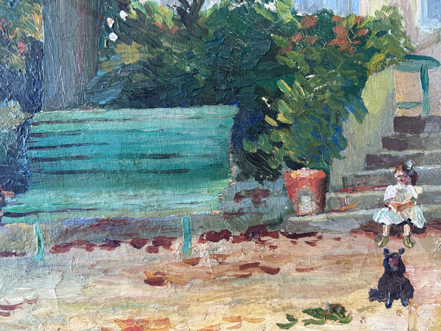 Game scene dated 1909