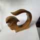 Vase sculpture en bois