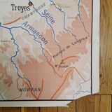 Rossignol school poster card "The Seine / The Loire"