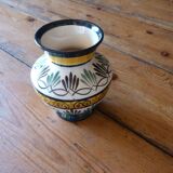 Vintage vase Breton St Jean De Bretagne faience