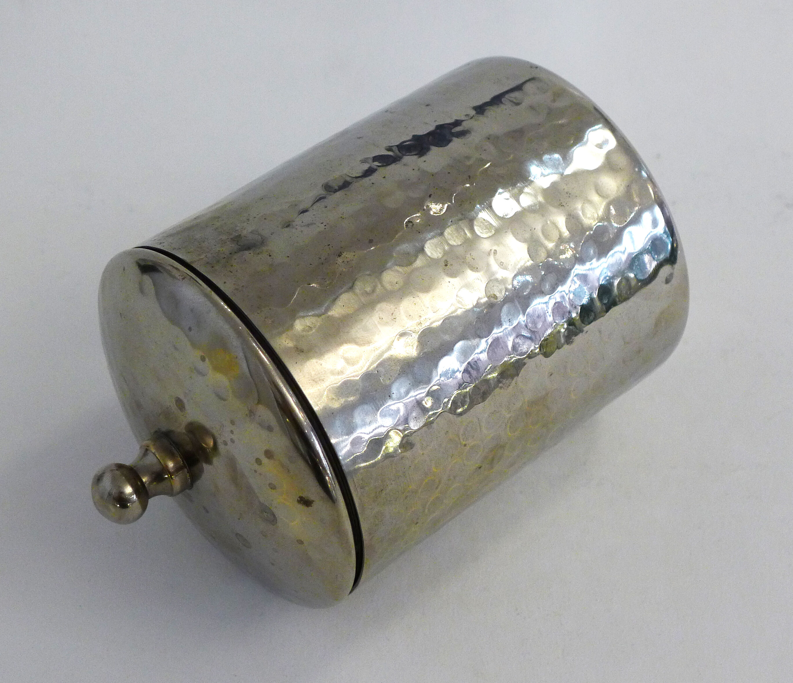 Hammered metal box