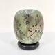 Glazed ceramic art vase with standing ceramic ring by Hanne Wydra-Jantz, Germany 1980