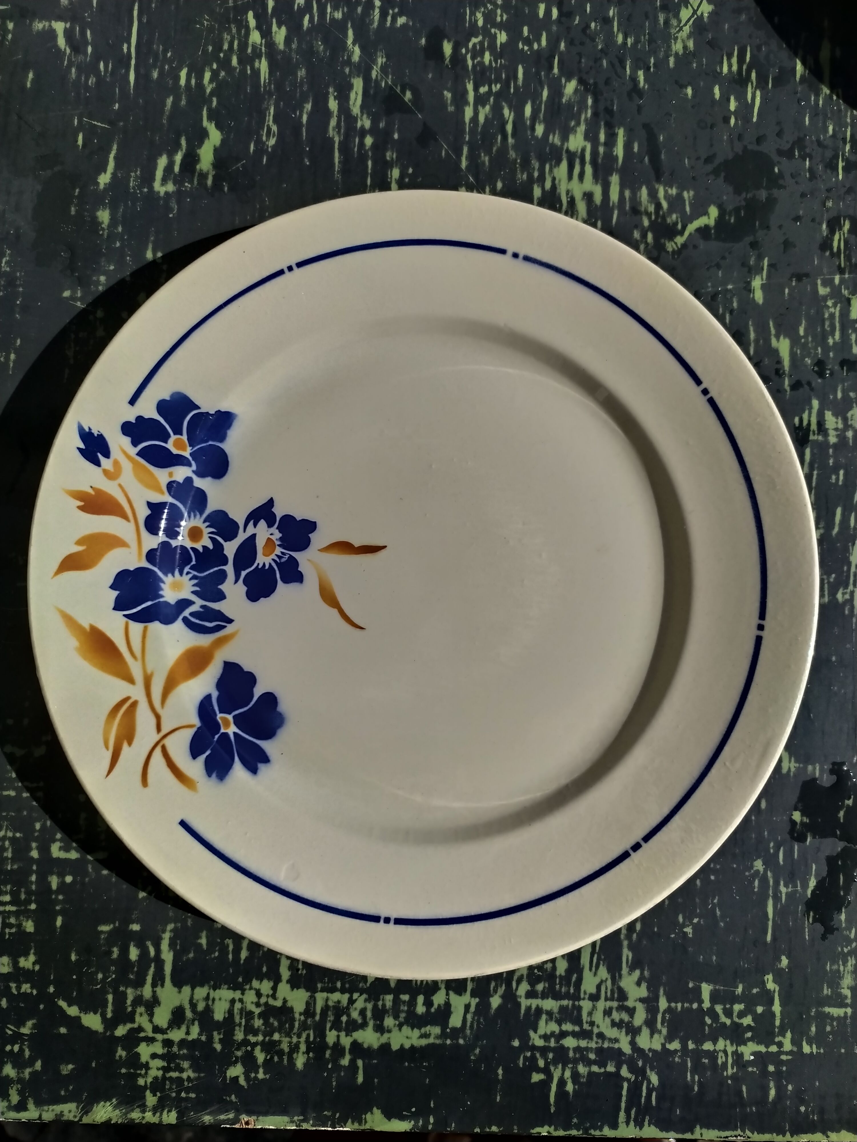 8 flat plates Badonviller model "Tunis