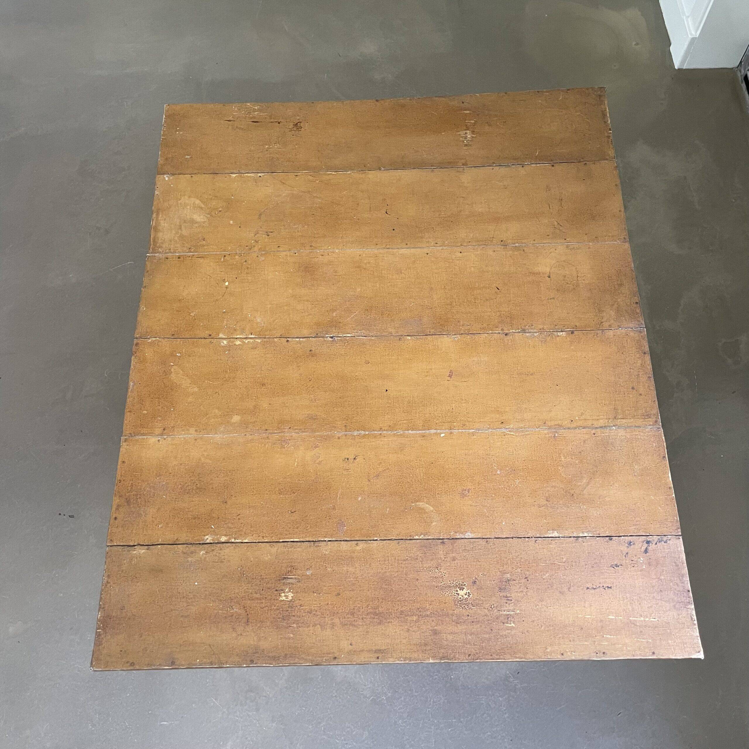 Authentic French outdoor terrace set, 5 chairs and table