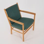 Beech armchair, Danish design, 1970s, designer: Erik Ole Jørgensen, manufacture: Tarm Stole & Møbelf