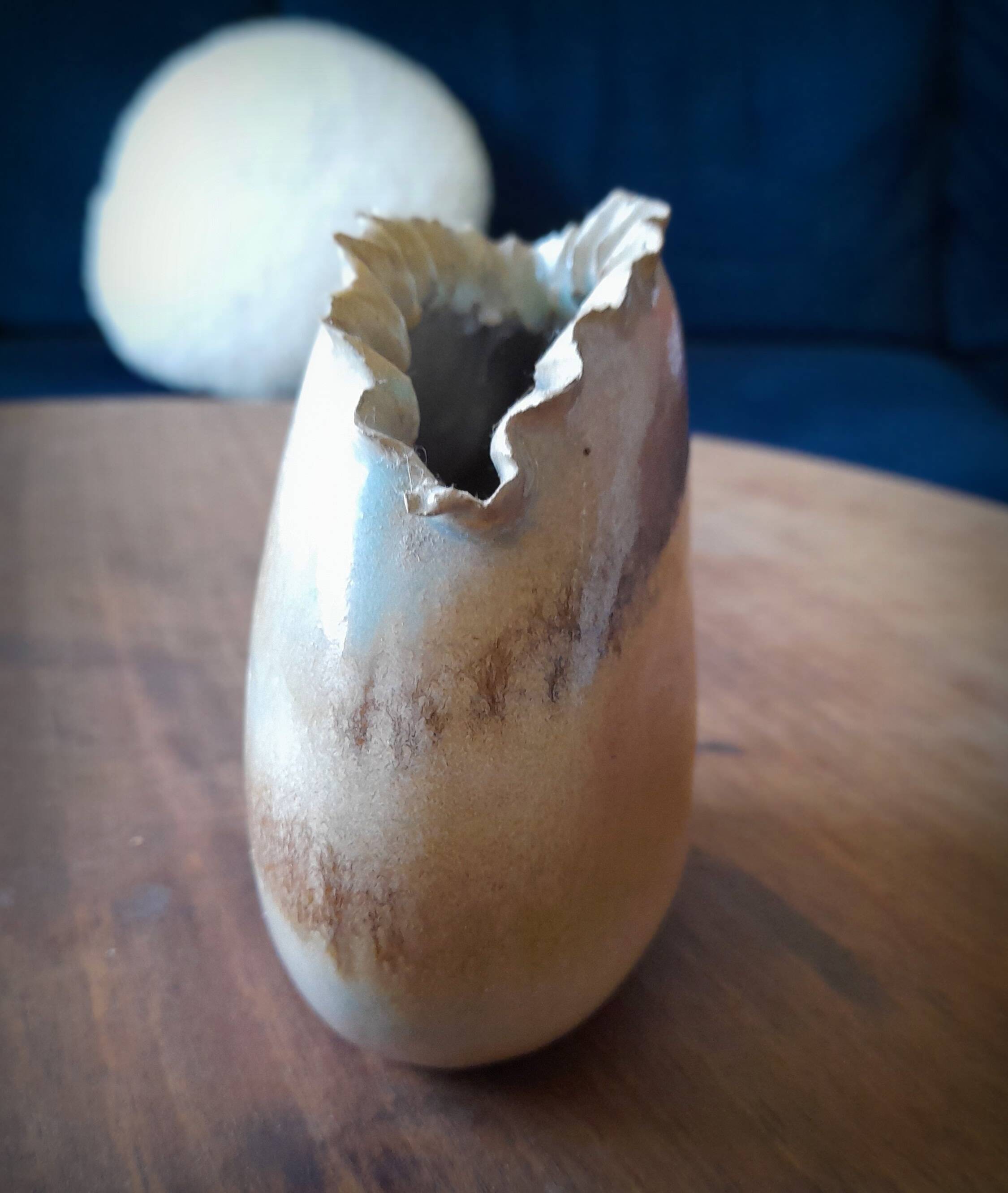 Fish vase, Alexandre Kostanda, Vallauris, 1960s