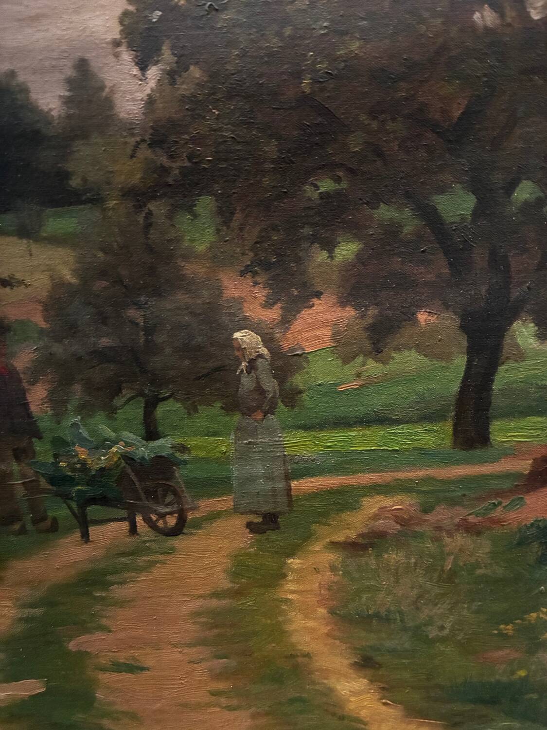 19th Century Countryside Landscape Signed