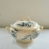 Old earthenware soup tureen