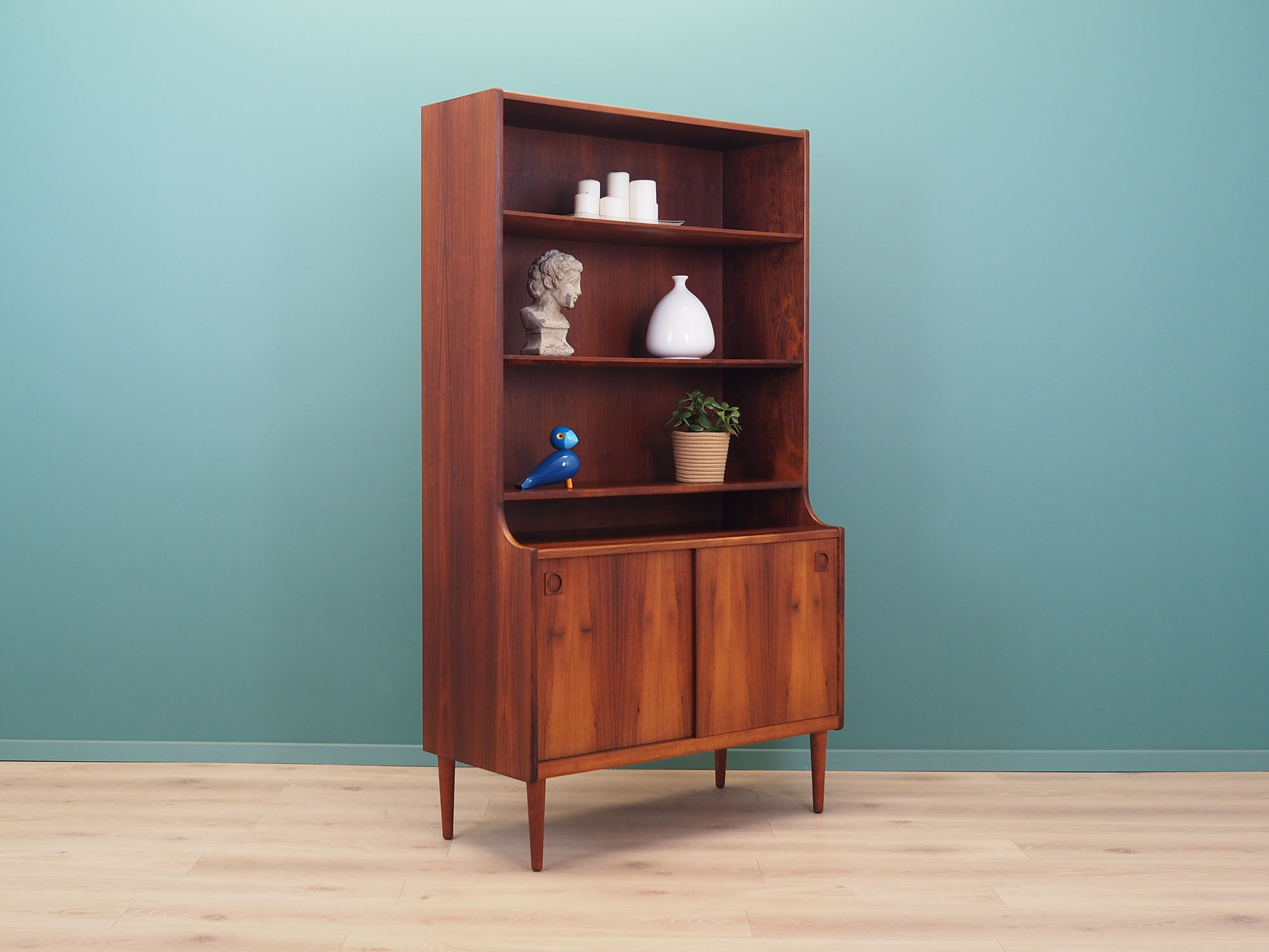 Bibliothèque en palissandre, design danois, années 1960, fabriquée par Farsø Møbelfabrik