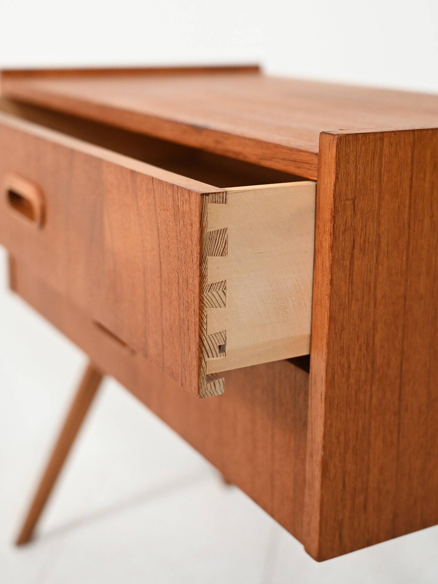 Scandinavian teak bedside table from the 1960s