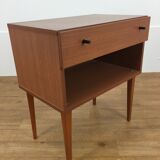 Scandinavian bedside 1 vintage drawer