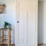 Antique Parisian bonnetière - Cream white - Panelled