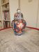 Pot with lid in Imari-style porcelain from Japan.