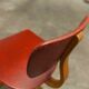 Workshop chair 1950 feet compass skaï red atypical
