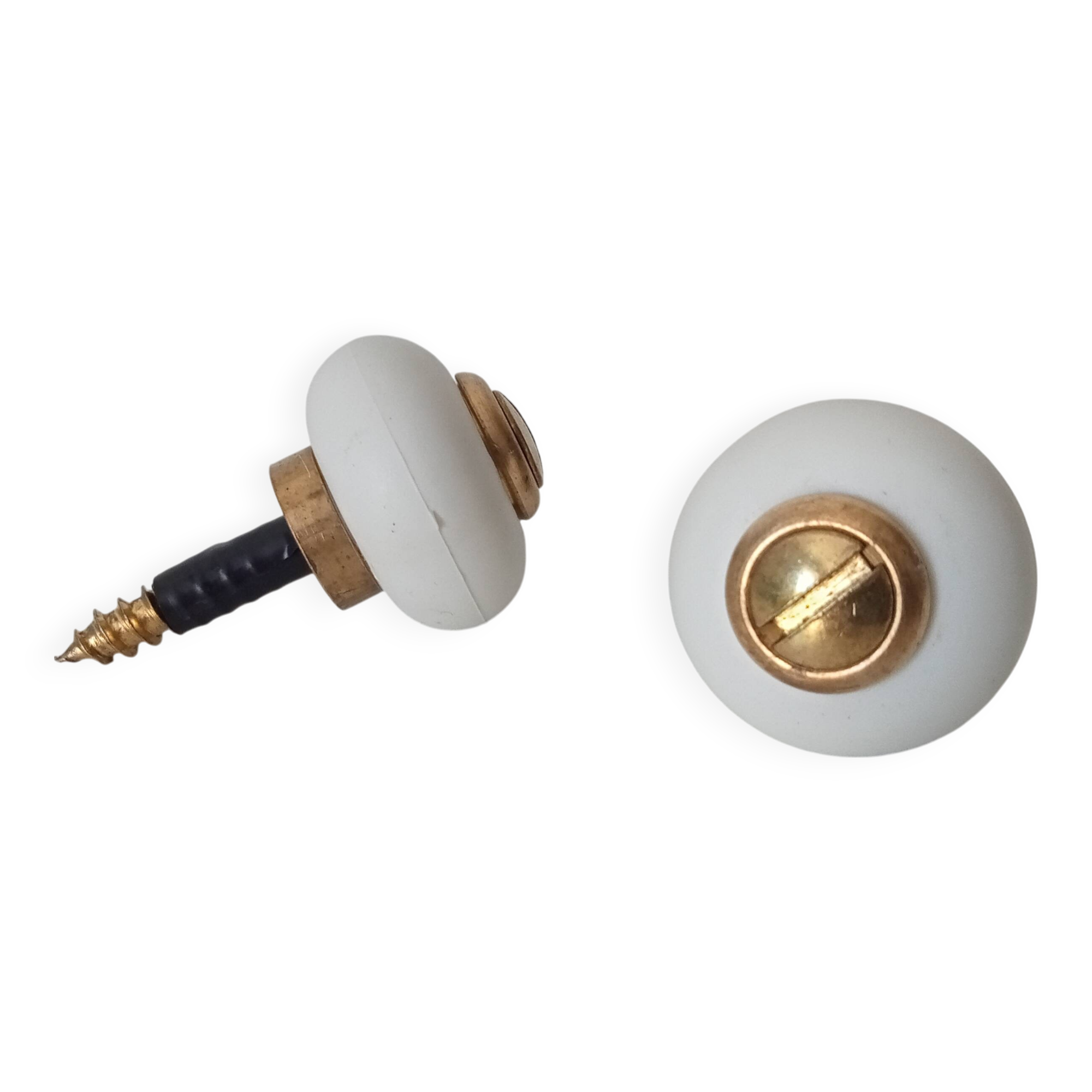 Pair of vintage furniture handles from the 70s